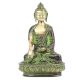 Green Bronze Sitting Buddha Statue