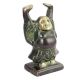 Brass Standing Laughing Buddha Statue