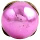 Antique Pink Round Glass Wine Stopper