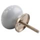 Light Grey Dotted Ceramic Cabinet Knob Online