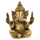 Brass Four Hands Ganesh Idol