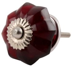 Red Melon Glass Cabinet Knob Online