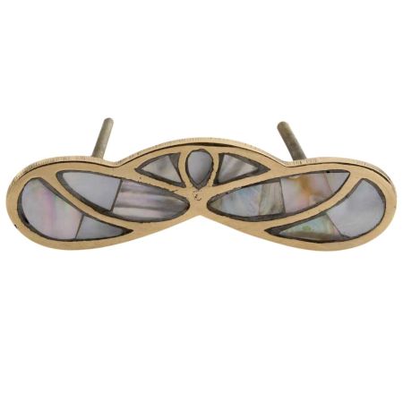 Mother of Pearl Brass Cabinet Handles
