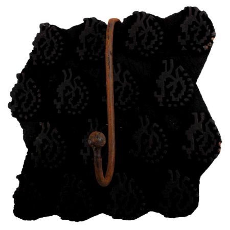 Wooden Printing Block Hooks