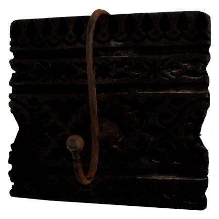 Wooden Printing Block Hooks