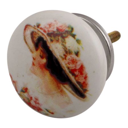 Lady Ceramic Flat Cabinet Knob Online