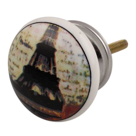 Multicolor Big Tower Ceramic Flat Cabinet Knob Online