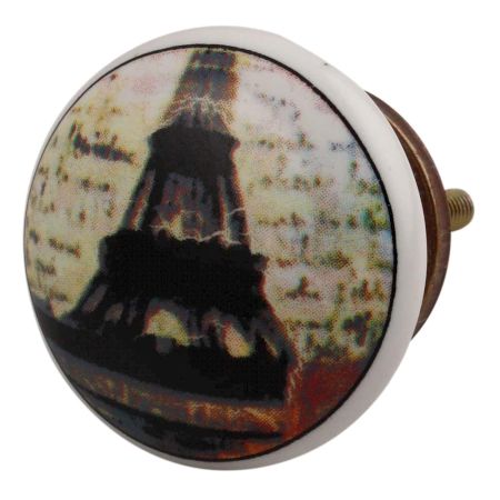 Multicolor Big Tower Ceramic Flat Cabinet Knob Online