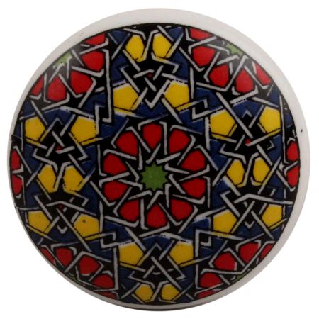 Mixed Color Ceramic Flat Wine Stopper