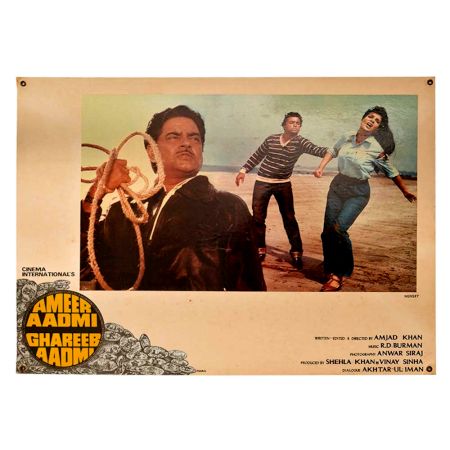 Ameer Aadmi Ghareeb Aadmi Poster 1930 Movie Home Decor
