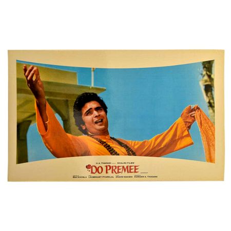 Bollywood Actor Rishi Kapoor Do Premee 1980 Movie Poster