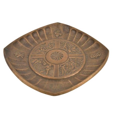 Embossed Square Large Plates or Trays