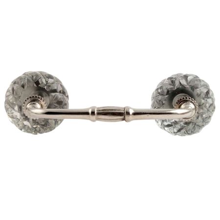 Clear Beautiful Fine Cut Glass Bridge Handle