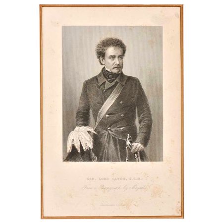 Lithograph Sir Colin Campbell Lieutenant General G C B Lord Clyde
