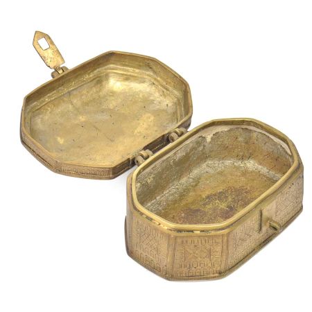 Octagonal Bronze Storage Box