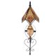 Mango Wood Wrought Iron & Wood Door Bell