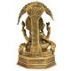 Bronze Ganpati Sitting Under the Tree