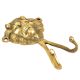 Brass Lion Head Wall Hooks
