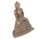 Brass Sitting Meditation Buddha Figurine Statue