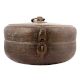 Vintage Collectible Chapati Box (Dabusa)- Brass 12.59 inches