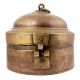 Brass Chapati Box with Handle & Latch 11 inches