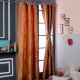 Turkish Bath Jacquard Door Curtain Set Of 2: Stripes