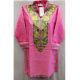 Pink Summer Kashmiri Embroidered Long Kurti