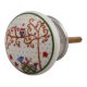 Multicolor Birds Ceramic Flat Drawer Knob Online