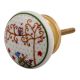 Multicolor Birds Ceramic Flat Drawer Knob Online