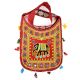 Maroon Embroidered Elephant Sling Bag