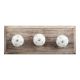 Water Star Ceramic Wooden Hooks