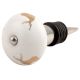 Golden Standing Rein Deer Pattern Ceramic Wine Stopper