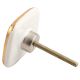 Pink Flower Square Ceramic Dresser Knob Online