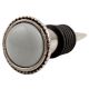 Grey Wheel Floral Glass Wine Stopper