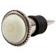 Cream Wheel Floral Glass Wine Stopper