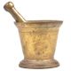 Brass Apothecary Pharmaceutical Mortar and Pestle Set