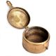 Brass Round Jewellery Box