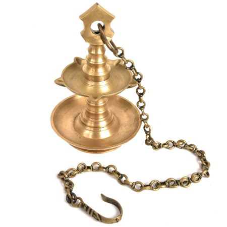 Brass Hanging Oil Lamp