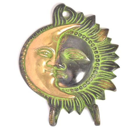 2 Face Hooks Sun and Moon with 2 Hooks