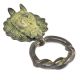 Brass Horse Door Knocker With Patina
