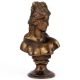Bronze English Lady Bust