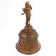 Brass Ghanti Bell with God Figurine