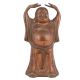 Bronze Standing Laughing Buddha with Arms Raised