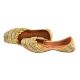 Hand Crafted Gold Ghungroo Leather Punjabi Juttis
