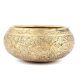 Brass Floral Engraved Pot