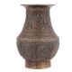 Bronze Vase With Buddha Engraved