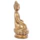 Brass Buddha Sitting With  Medicine Bowl