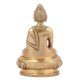 Brass Buddha Sitting With  Medicine Bowl