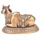 Hand Engraved Bronze Sitting Nandi Statue