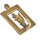 Brass Squirrel Framed Single Wall Hook